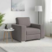 vidaXL Soffa Taupe 100 x 77 x 82 cm tyg