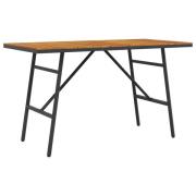 vidaXL Matbord Brun 110 x 55 x 61,5 cm Massivt Akaciaträ