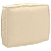 vidaXL Kudde Beige 50 x 40 x 12 cm Oxford Tyg