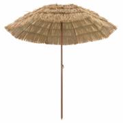 vidaXL Badparasol Naturfärg 255 x 255 x 255 cm Polyester och Stål