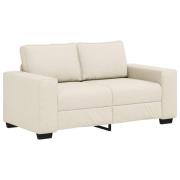 vidaXL | Soffa | med kudde med kudde Beige 160 x 77 x 82 cm Linne