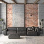 vidaXL Väggpaneler 3D röd tegeldesign 10 st EPS