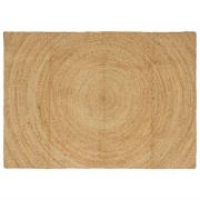 vidaXL Områdesmattor Rektangulär Brun 120 x 170 cm Jute