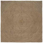 vidaXL Matta Grå 300 x 300 cm Jute