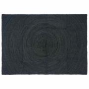 vidaXL Områdesmattor Rektangulär Mörkgrå 120 x 170 cm Jute