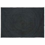 vidaXL Områdesmattor Mörkgrå 160 x 230 cm Jute