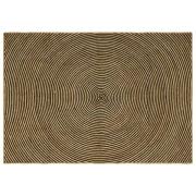 vidaXL Matta Naturlig och svart 200 x 290 cm Jute