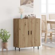 vidaXL Sideboard Artisan Ek 69,5 x 34 x 90 cm Konstruerat trä