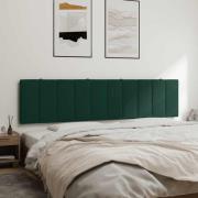 vidaXL Headboard Cushion "Hanko" Dark Green 200 cm Velvet