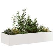 vidaXL Planteringskärl 200x80x40 cm rostfritt stål
