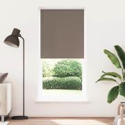vidaXL Rullgardin mörkläggning 124,4x230 cm Tygbredd 120 cm kaffe