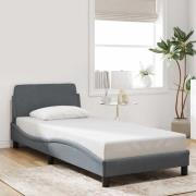vidaXL Bed Frame "Dover" Dark Grey 80x200 cm Velvet