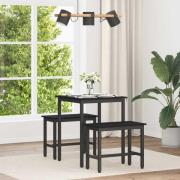 vidaXL Matbord METALL