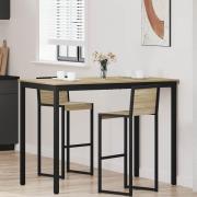 vidaXL Matbord Konstruerat trä