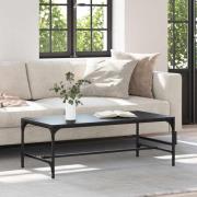 vidaXL Kaffeebord Svart Ek 100 x 50 x 35 cm Konstruerat trä