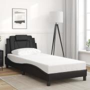 vidaXL Bed Frame "Viana" without Mattress Black 80x200 cm Faux Leather