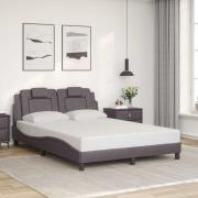 vidaXL Bed Frame "Viana" without Mattress Grey 120x200 cm Faux Leather