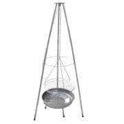 vidaXL Utegrillar Rostfritt stål