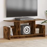 vidaXL TV-bänk Rökt ek 102 x 35 x 45 cm Konstruerat trä