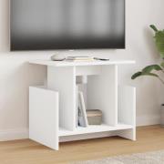 vidaXL TV-bänk 2 pcs Vit 50 x 35 x 45 cm Konstruerat trä