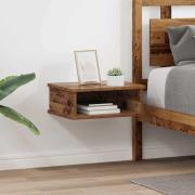 vidaXL Sängbord 2 pcs Gammalt trä 40 x 31 x 15 cm Konstruerat trä