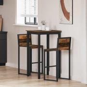 vidaXL Stående Barbord Konstruerat trä