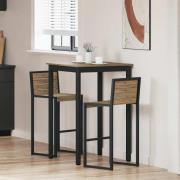 vidaXL Stående Barbord Konstruerat trä