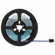 vidaXL LED Band 24 pcs Svart och Transparent 90 x 0,8 x 0,3 cm