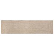 vidaXL Områdesmattor Naturlig och vit 60 x 400 cm Jute