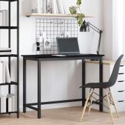 vidaXL bord Svart Ek 80 x 50 x 76,5 cm Konstruerat trä och stål