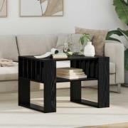 vidaXL Kaffeebord Svart Ek 66 x 49,5 x 45 cm Konstruerat trä