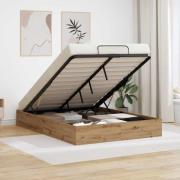 vidaXL Ottoman Sängram Artisan Ek 135 x 190 cm Konstruerat trä