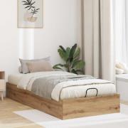 vidaXL Ottoman Sängram Artisan Ek 90 x 190 cm Konstruerat trä