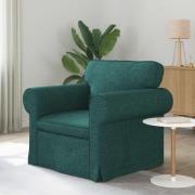 vidaXL Soffa Mörkgrön 95 x 82 x 80 cm tyg