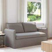 vidaXL Soffa Taupe 156 x 82 x 85 cm tyg