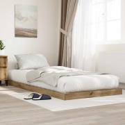 vidaXL Sängram Artisan Ek 75 x 190 cm Konstruerat trä