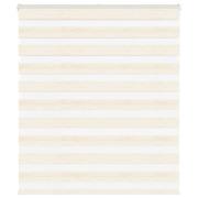 vidaXL Rullgardin zebra 130x100 cm tyg bredd 125,9 cm polyester