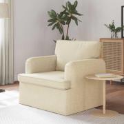 vidaXL Soffa Kräm 84 x 80 x 85 cm tyg