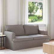 vidaXL Soffa Taupe 142 x 80 x 85 cm tyg
