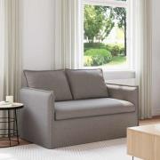vidaXL Soffa Taupe 195 x 82 x 85 cm tyg