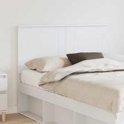 vidaXL Huvudgavel Vit 100 cm Konstruerat trä
