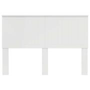 vidaXL Huvudgavel med huvudgavel Glansig Vit 140 cm Konstruerat trä