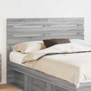 vidaXL Huvudgavel Grå Sonoma 140 cm Konstruerat trä