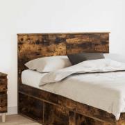 vidaXL Huvudgavel Rökt ek Konstruerat trä