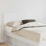 vidaXL Huvudgavel Vit 150 cm Konstruerat trä