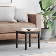 vidaXL Kaffeebord Artisan Ek 40 x 40 x 36 cm Konstruerat trä