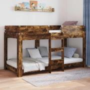 vidaXL Köksbädd för barn Rökt ek 90 x 190 cm Konstruerat trä