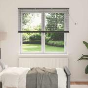 vidaXL Persienn Silvergrå 150 x 150 cm PVC