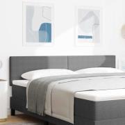 vidaXL Huvudgavel Ljusgrå 180 cm Kordread tyg