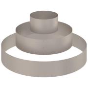 vidaXL Trädgårdsplanterare Brun 120 x 120 x 20 cm Väderbeständig stål